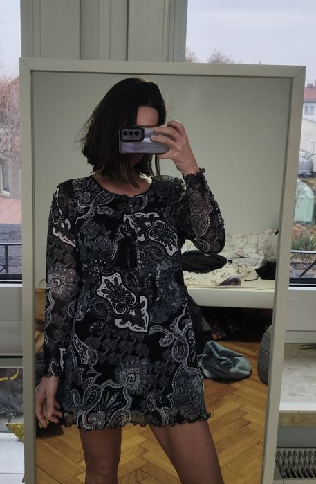 Sukienka wzory beach dress etno wzory