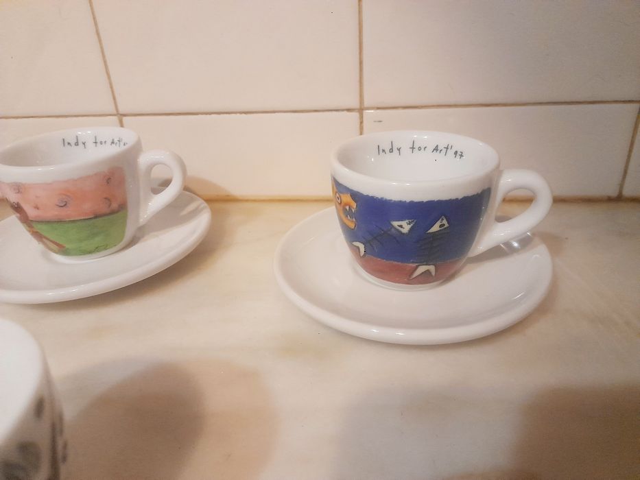 Conjunto de  Chávenas de Café IPA Indy for Art'97/Outras