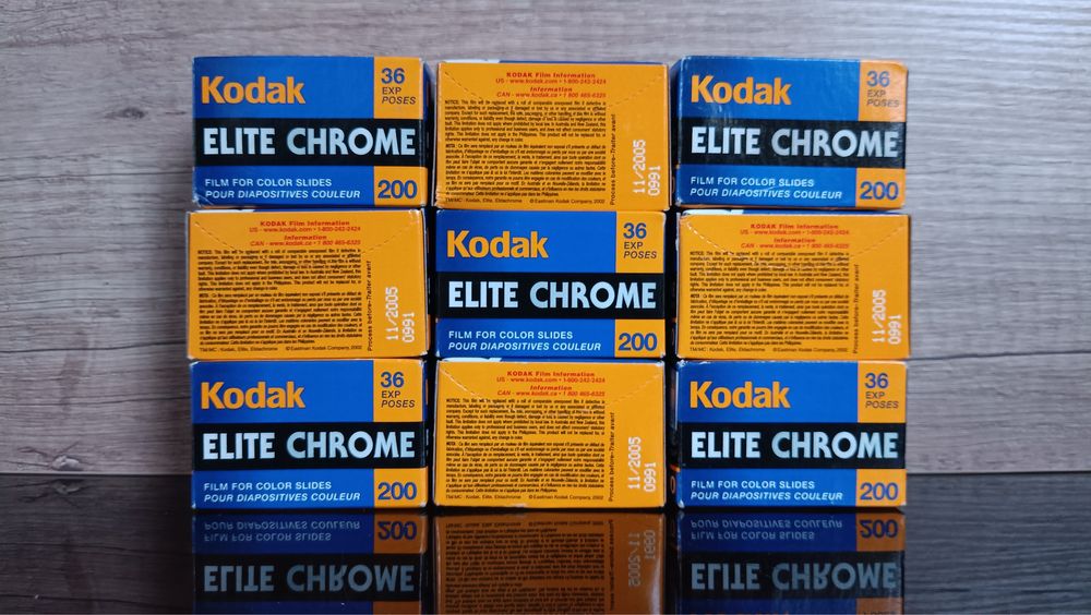 Kodak Elite Chrome 200 36 кадрів. Позитивна кольорова  фотоплівка.