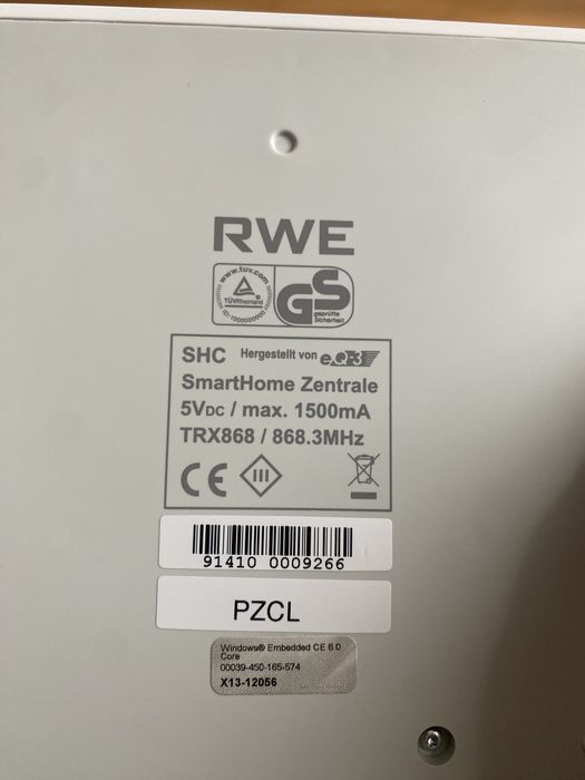 Контролер розумного дому RWE SmartHome