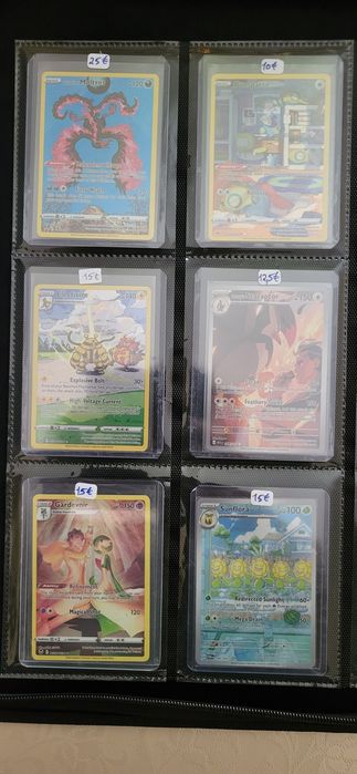 Cartas pokémon raras e originais full art