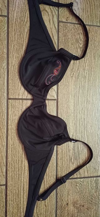 Nowy brązowy biustonosz kąpielowy Esprit w r. XL miseczka C