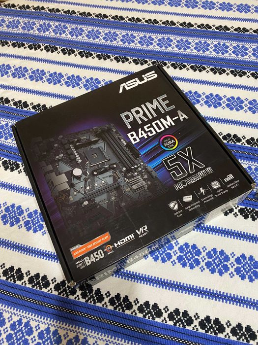 Asus Prime B450M-A – Motherboard AM4 em ótimo estado