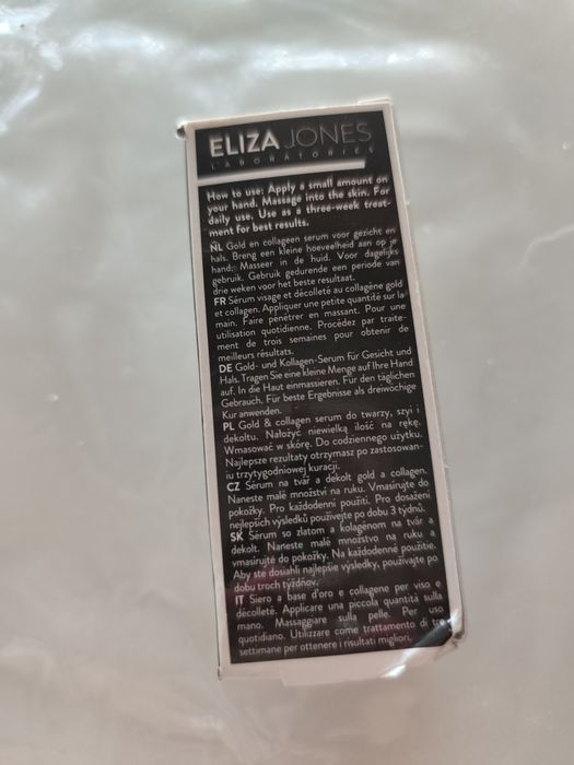 Eliza Jones serum com colágeno & Gold