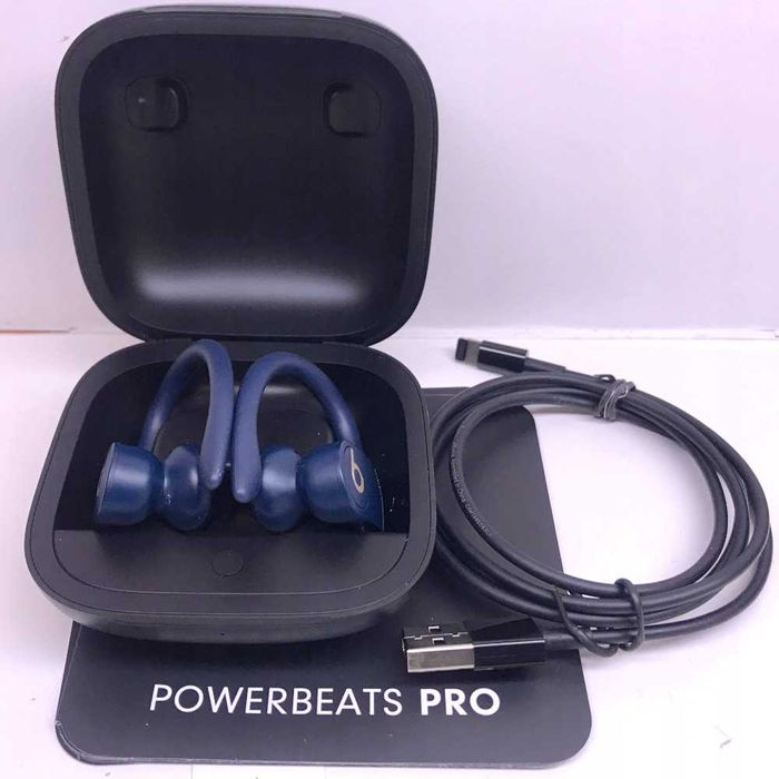 Słuchawki dokanałowe bezprzewodowe bluetooth Powerbeats pro granatowe