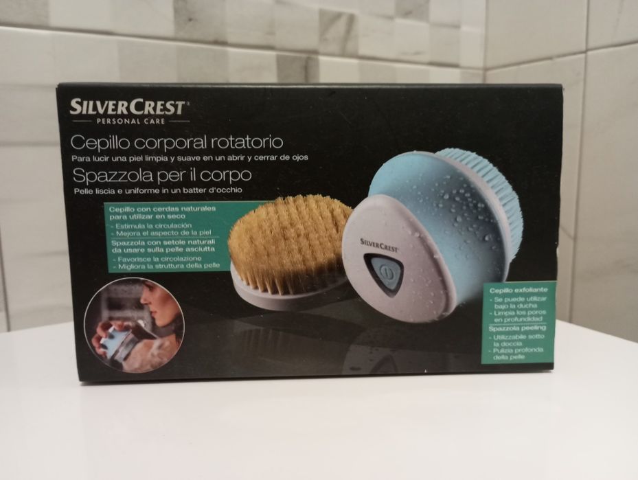 Escova corporal rotativa Silvercrest