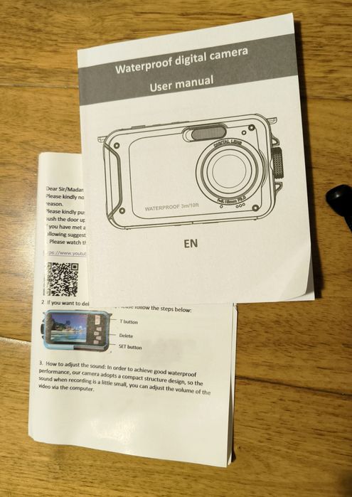 Câmara digital subaquática até 3 metros