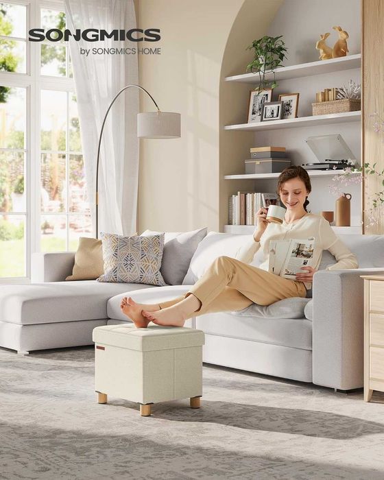 Nowa pufa / siedzisko / podnóżek / półka / SONGMICS !A35!