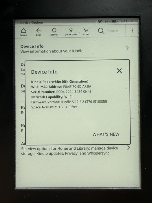 Kindle Paperwhite 6