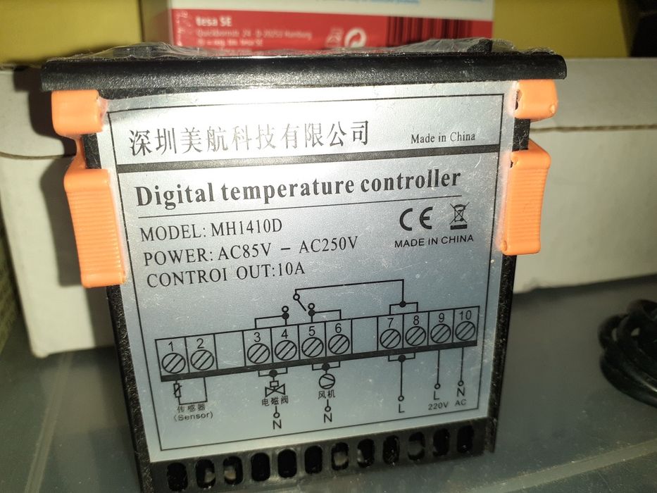 Controlador relé de temperatura