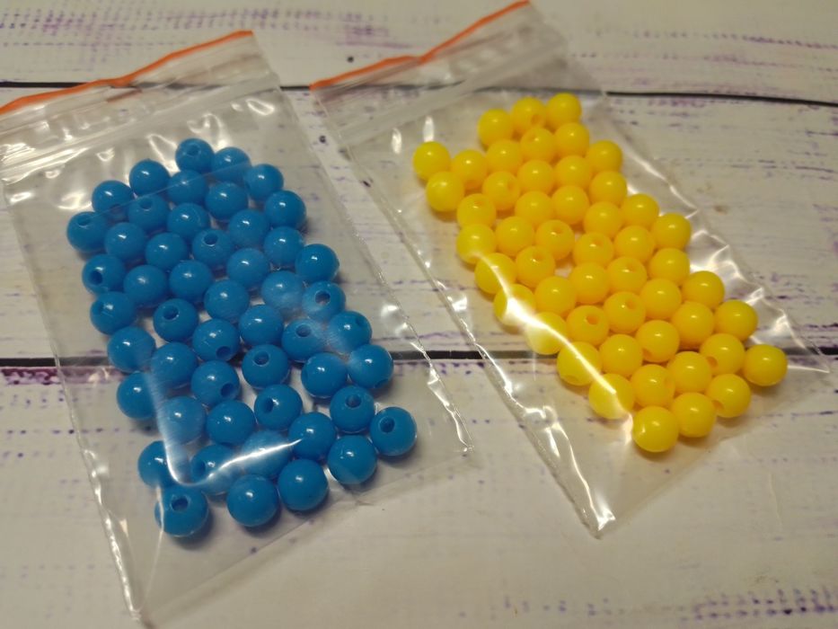 Фигурные бусины. Круглые и др