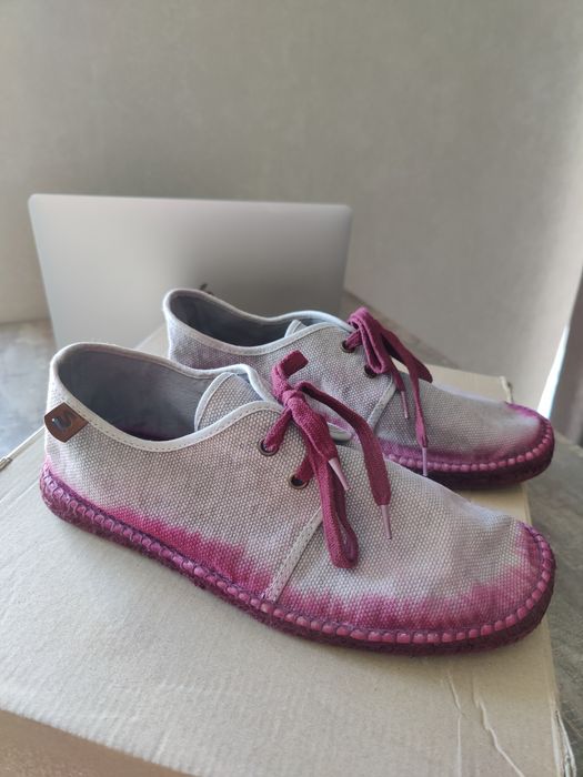 Мокасины летние тканевые