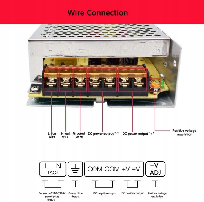 Zasilacz Impulsowy 5V 50W Dc 5V 10A