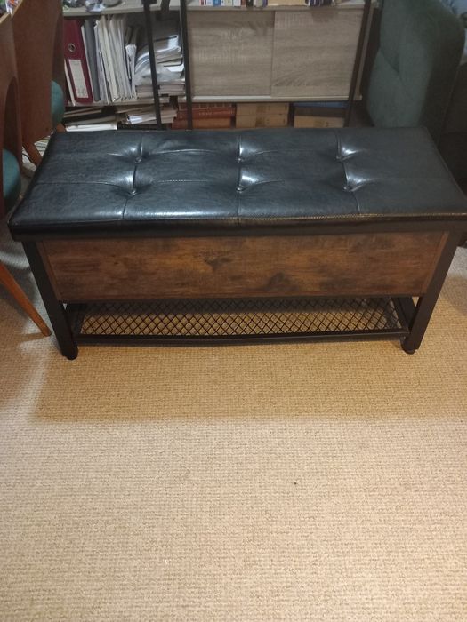 Duża pufa ławka schowek