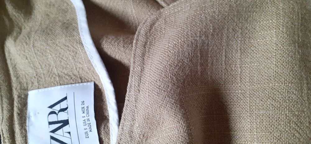 narzuta Zara XL len wiskoza