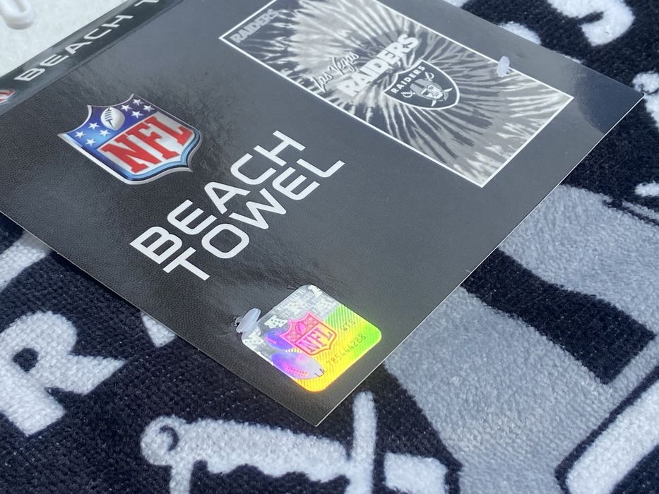 Пляжний рушник Nfl Raiders Las Vegas, 152*76см, пляжное полотенце