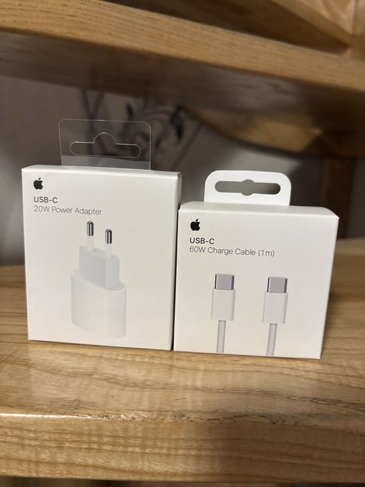 Ładowarka Apple Typ-C Zestaw Adapter + Kabel