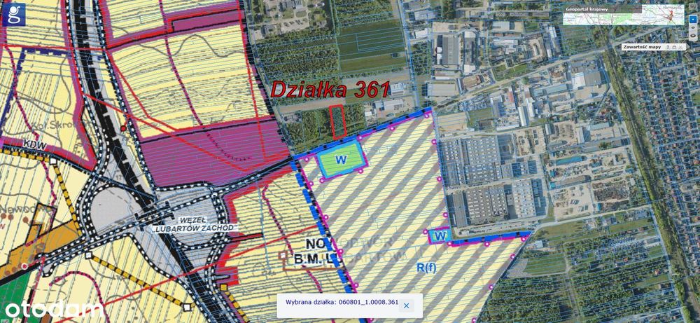 Działka 4950m² z mediami, asfaltowy dojazd