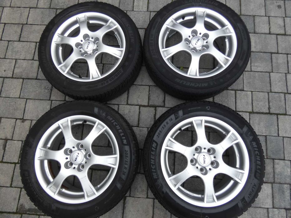 felgi + zimówki 205/55/16 5x112 6,5j et 45 VW AUDI SEAT SKODA