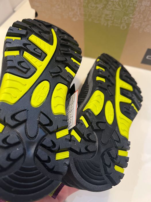 Trekkingi skórzane CMP niskie goratex roz 30/19,5 cm fioletowe