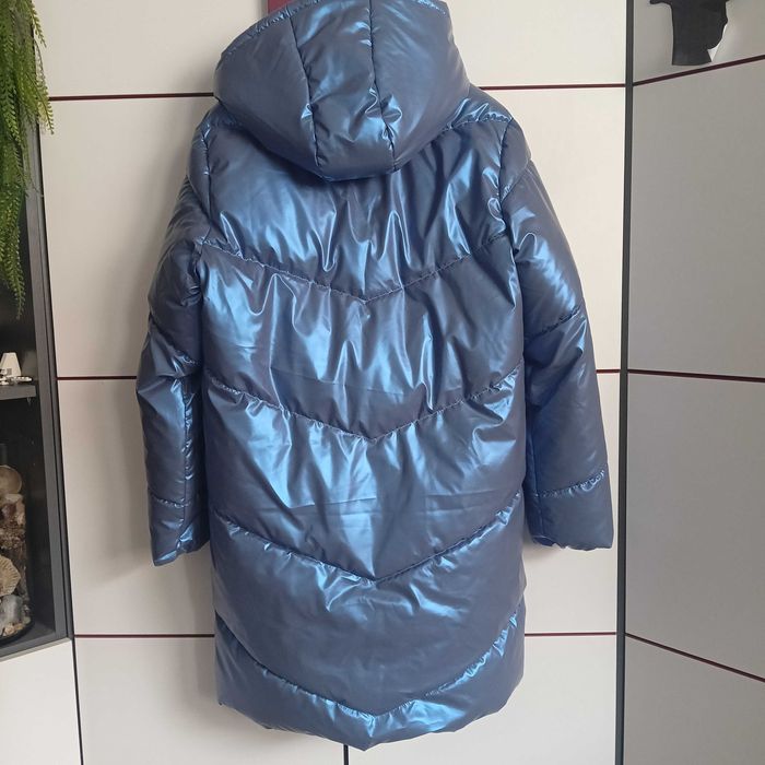 Kurtka płaszcz zimowy z kapturem Reserved r. 152