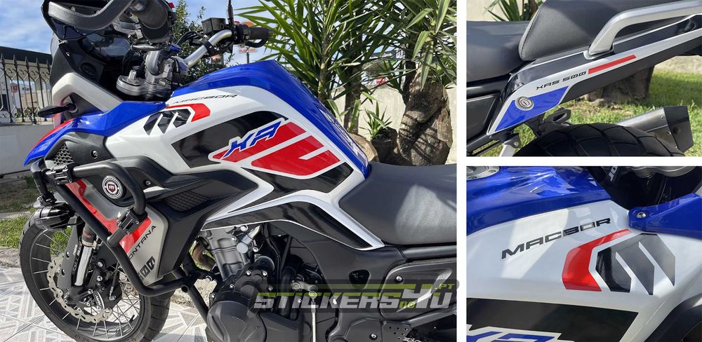 Autocolantes diversos Zontes / CF Moto / QJ Motor / Macbor / Outras