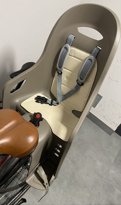 Promocja! % Fotelik rowerowy Polisport na bagażnik wygodny stan bardzo dobry