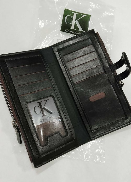 Calvin Klein portfel czarny duży Nowy