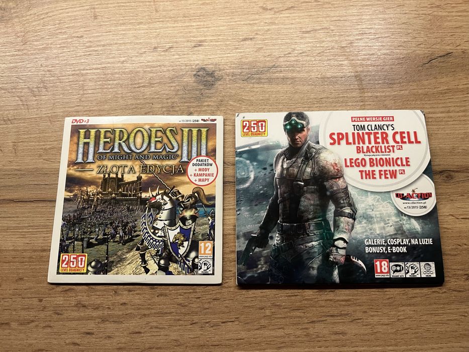 3 płytki DVD CD-Action 13/2015 (250)