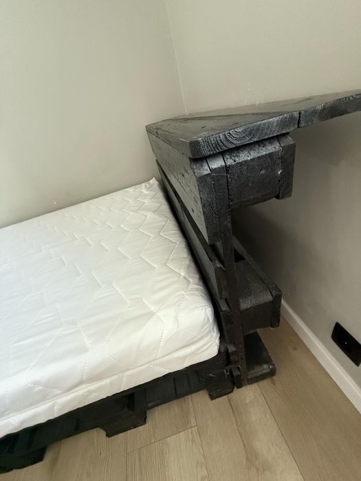Łóżko z palet + materac