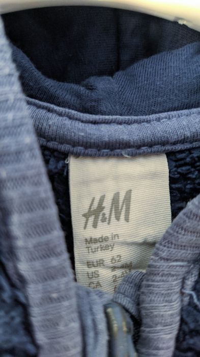 Bluza miś H&M 62 miękka jesień