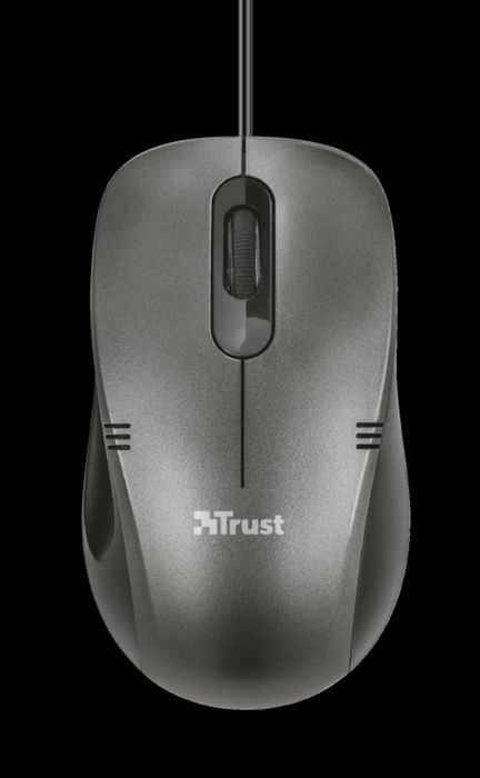 Мышь Trust Ivero Compact, Black, USB, оптическая, 1000 dpi