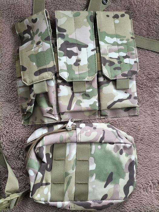 Colete para airsoft camuflado