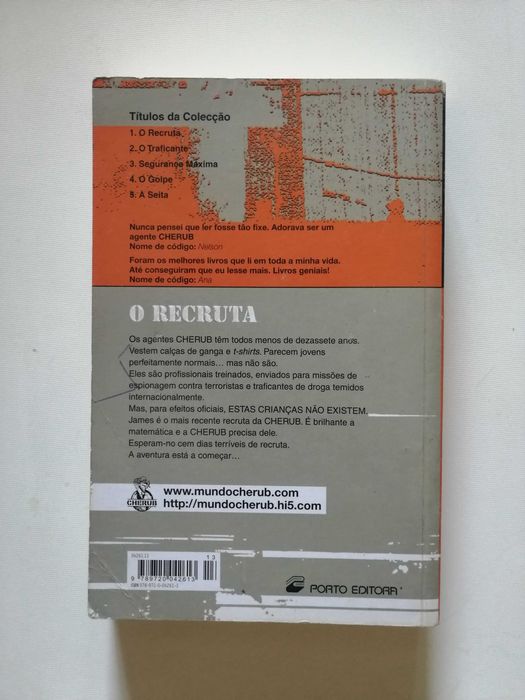 "O Recruta"  Robert Muchamore