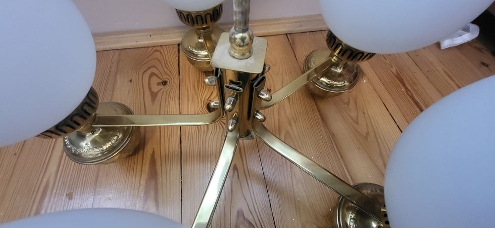 Lampa wisząca metalowa