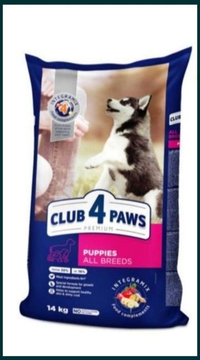 Клуб 4 лапы 14 кг для щенков