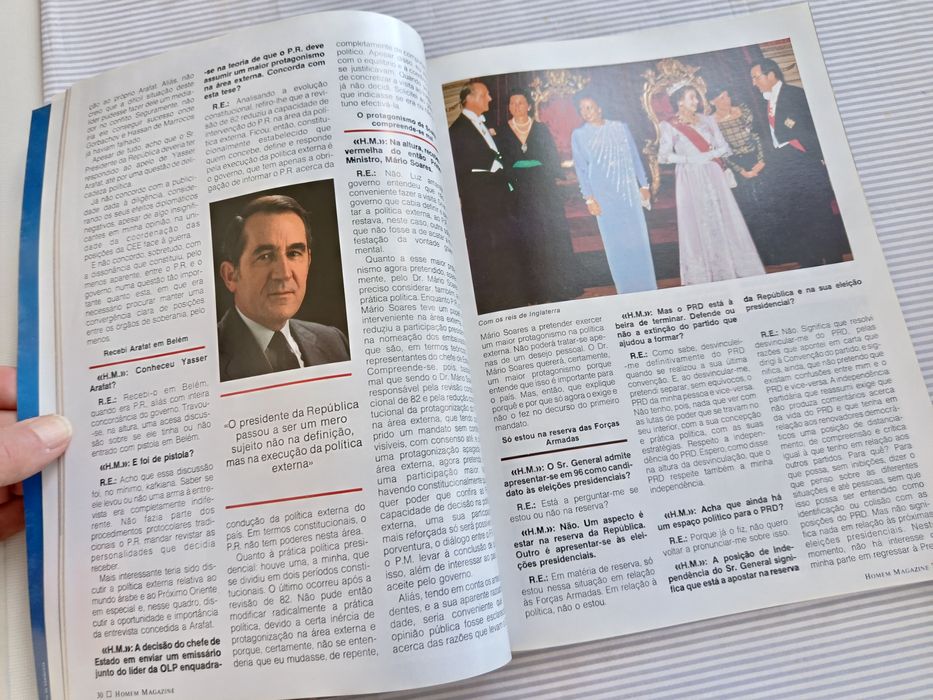 Revista HOMEM Magazine (Ramalho Eanes) 1991