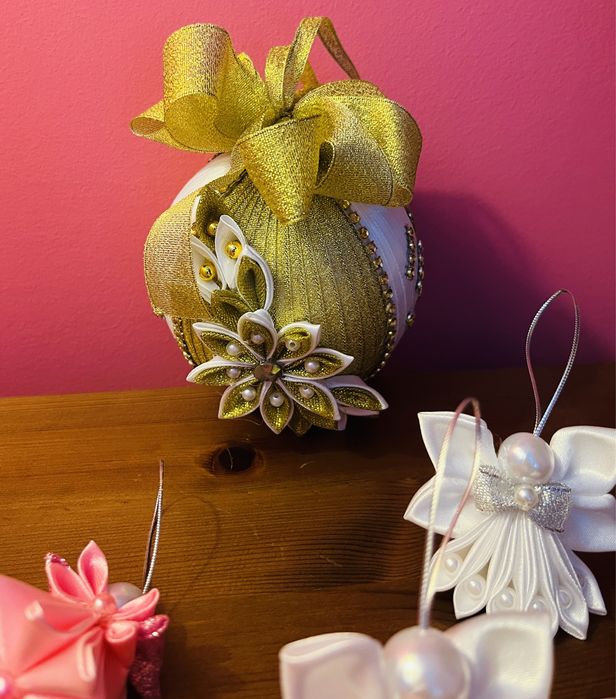 Ozdoby choinkowe ręcznie robione zestaw 14 sztuk