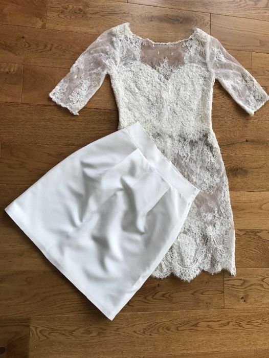 Sukienka,ślub,cywilny,chrzciny,wesele,poprawiny;projektantka Kopcyńska