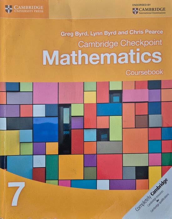 Cambridge Checkpoint Mathematics Coursebook 7