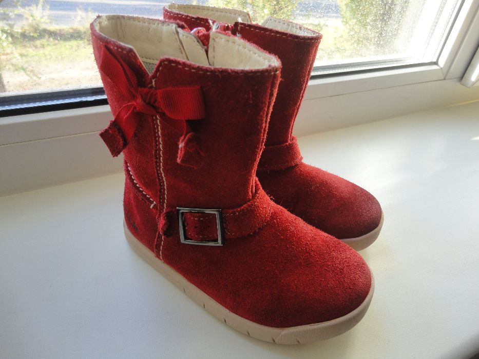 Сапоги деми Clarks, р. 7 G (наш 24)-ст. 15см.
