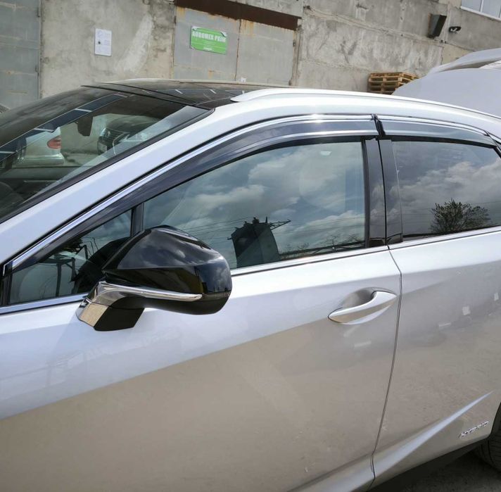 Ветровики с хром кантом Honda, Range Rover, Hillux, Nissan, Hyundai...