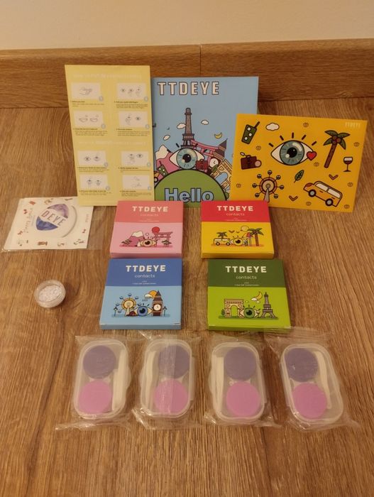 Kolorowe soczewki TTD EYE