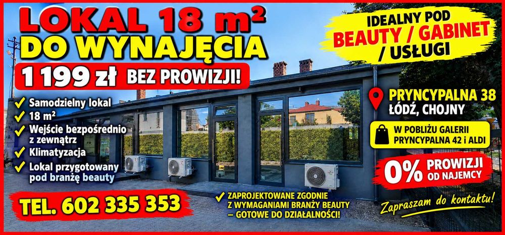Pryncypalna 38 / Rzgowska przy Galerii i Aldi / akceptacja SANEPID
