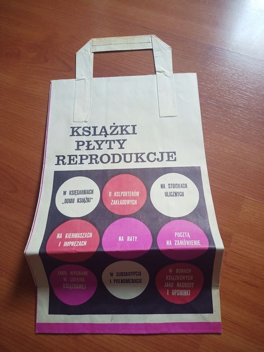 Dom Książki - torba papierowa PRL