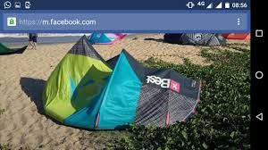 Kite Best TS 9 M e barra em muito bom estado