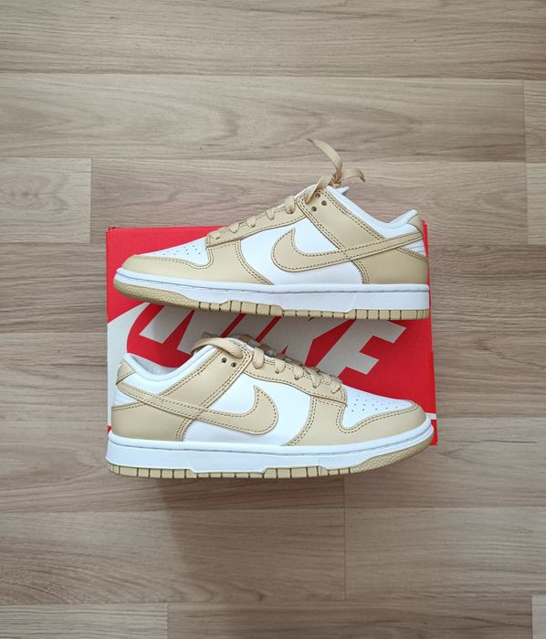 Buty damskie Nike Dunk Low Team Gold Beżowe r. 38,5