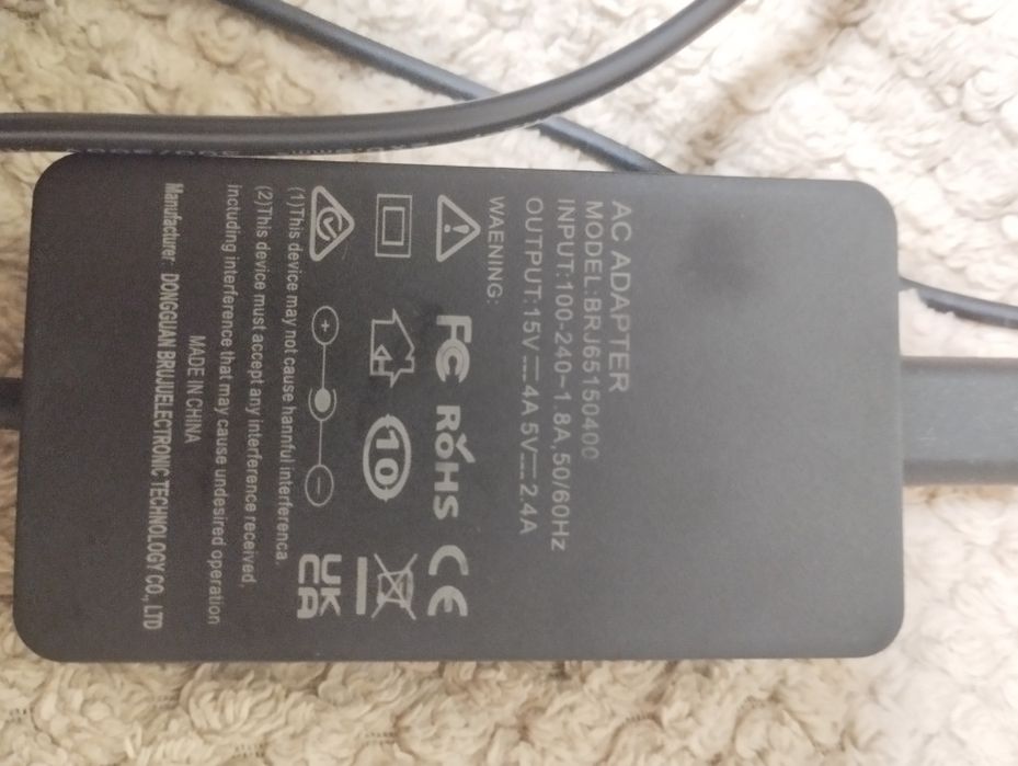 Зарядка для Microsoft Surface Pro 3/4/5/6/7 (15V 4A 65W)