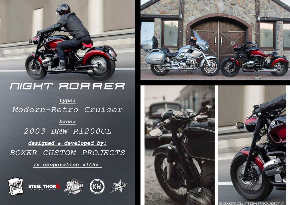 BMW R1200C Night Roarer - Wyróżnij się w stylu BMW R18 - Bond Custom