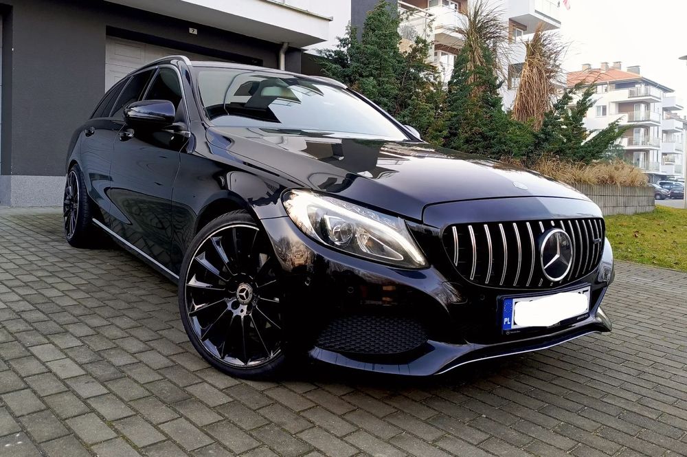 Mercedes-Benz Klasa C W205 2015r 1.6d 136km 7-G FULL LED AMG Zarej.PL Zamiana